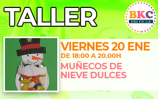 Taller Muñecos de nieve dulces