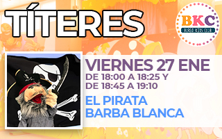 Títeres: El pirata Barba Blanca