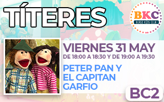 Títeres: Peter Pan y el Capitán Garfio