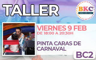 BC2. Taller Pintacaras de Carnaval