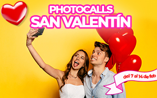 Photocalls de San Valentín