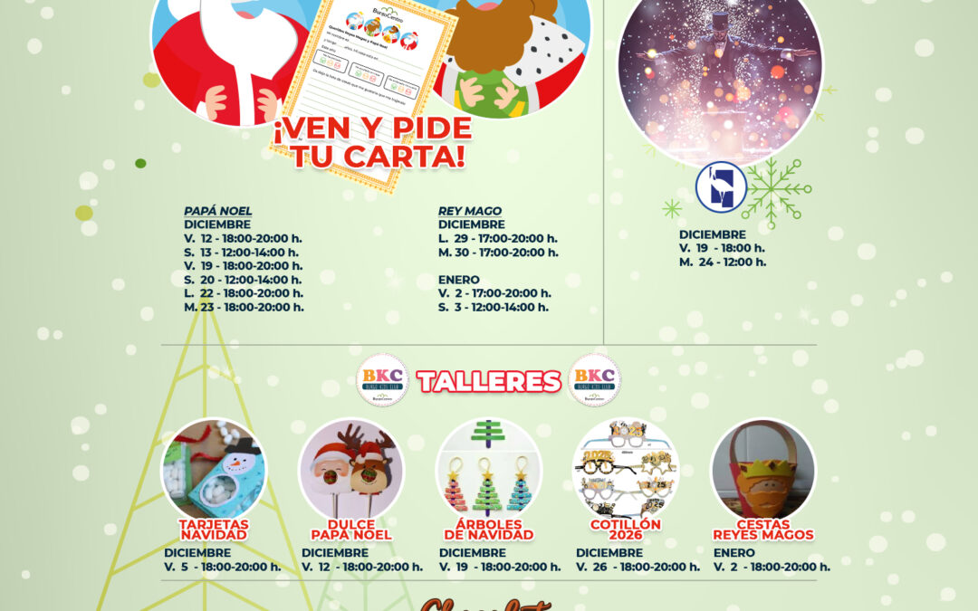¡La Navidad más sorprendente en BurgoCentro 1!