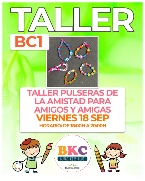 BC1.- Taller Pulseras de la amistad