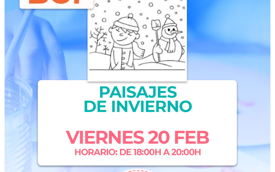 BC1.- Taller Paisajes de invierno