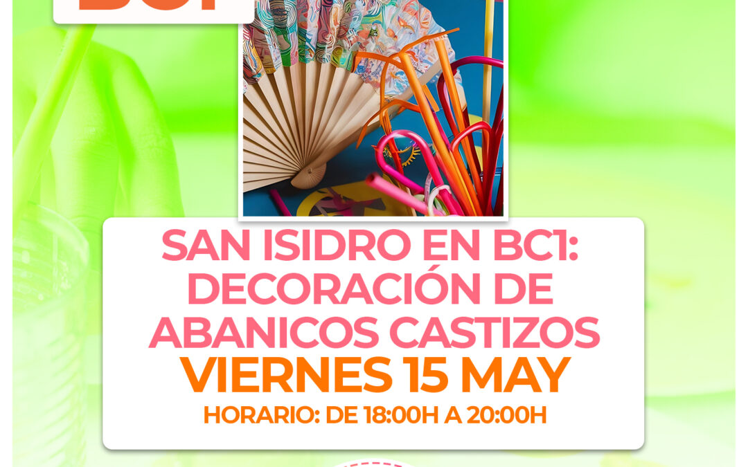 BC1.- San Isidro, decoración abanicos castizos