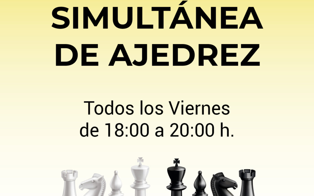 Simultánea de ajedrez todos los viernes en BC1