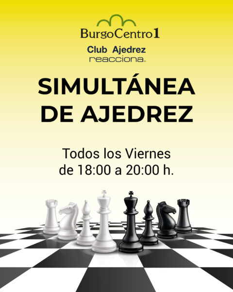 Simultánea de ajedrez todos los viernes en BC1