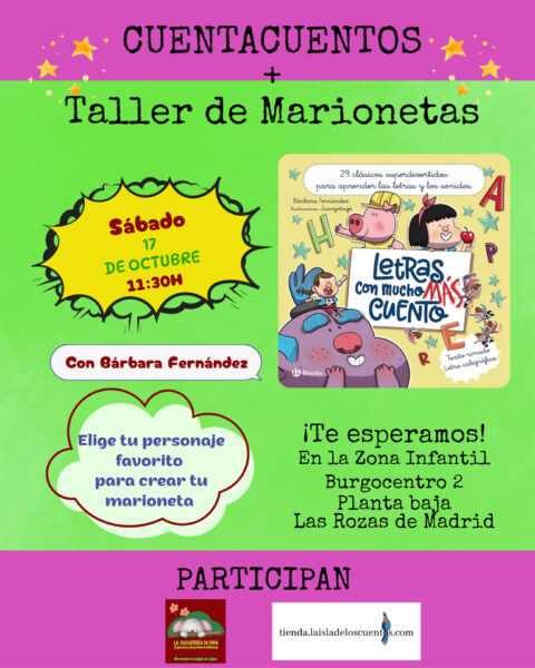 BC2.- Cuentacuentos y taller de marionetas
